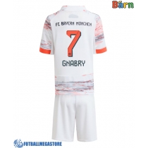 Fotballdrakt Barn Bayern Munich Serge Gnabry #7 Bortedraktsett 2025-26 Kortermet (+ Korte bukser)